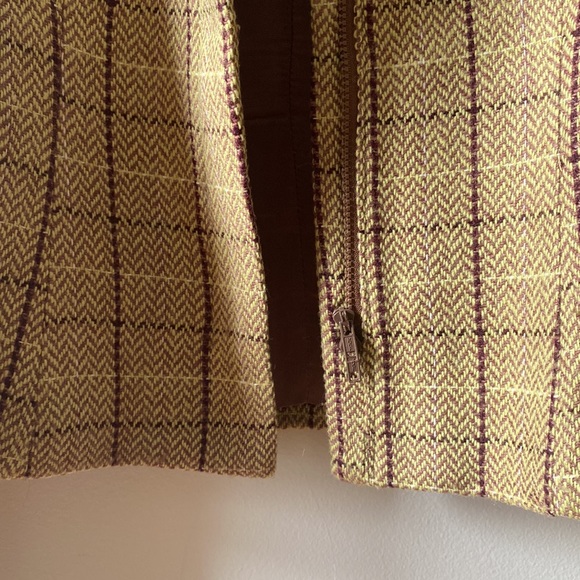 VINTAGE PLAID SKIRT SUIT - Picture 6 of 12